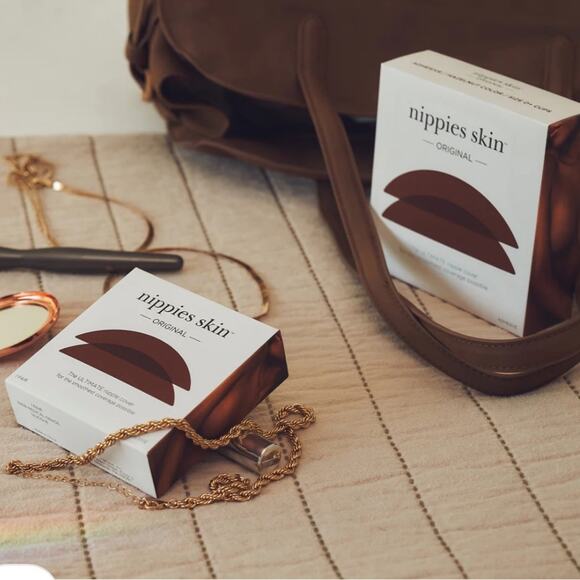 Nippies Other - Nippies Adhesive Nipple Covers Brown Coco Color D+ Cups Sealed